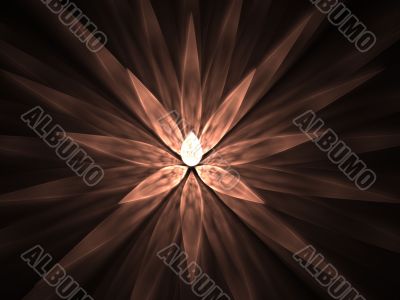 Fractal Abstract Background - Spike petals