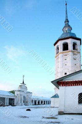 Historical center of city Suzdal. Evening