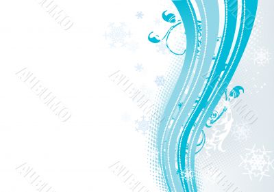 Surreal snowflakes design . Surreal snowflakes design .