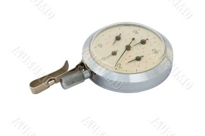 The antique mechanical pedometer