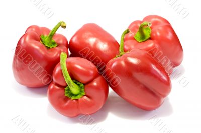Red sweet bell peppers 5