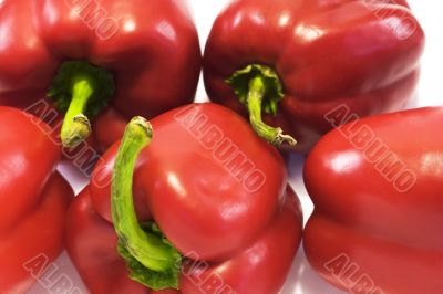 Red sweet bell peppers 4