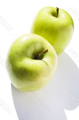 Two green apples 3
