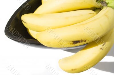 Close-up of served bananas and apples 1