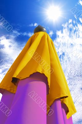 umbrella under icy sunshine 2