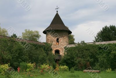 The monastery Moldovita in Romania