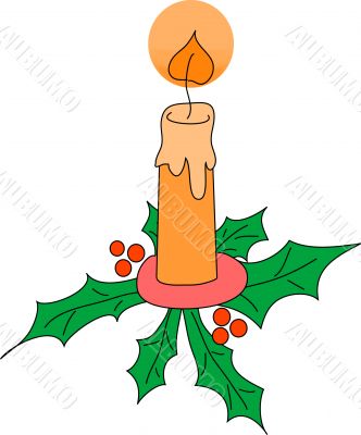 Christmas candle