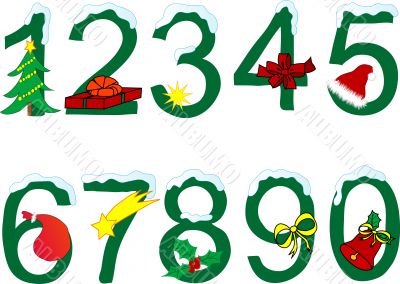 Christmas numeral