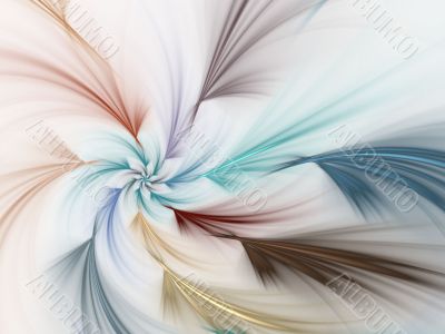 Fractal Abstract Background - Layered spiral