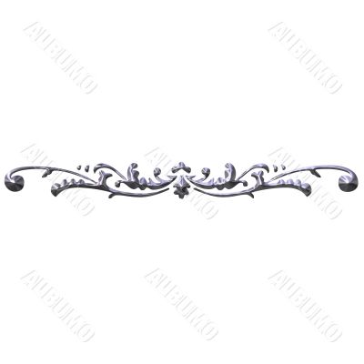 3D Silver Ornament