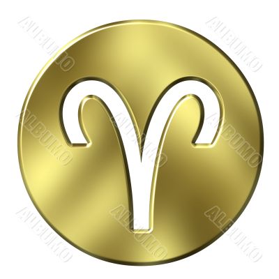 3D Golden Aries