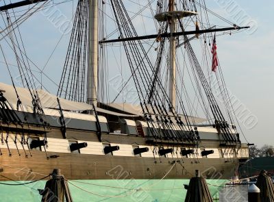 Ship in Baltimore Harbor