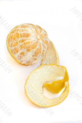 Naked and dressed - still lfe with tangerines