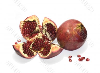 Still life with omegranates 4