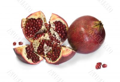 Still life with pomegranates 2