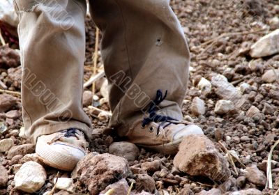 Children in the dirt - south america