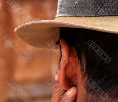 Farmer with hat