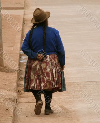 Old women in peru