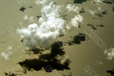 cloudscape over the sea