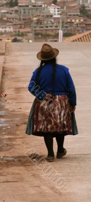 Old women in peru