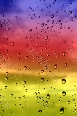 background with water drops