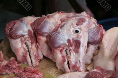 Pig`s heads