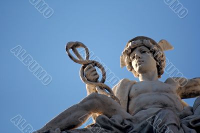 roman mercury statue