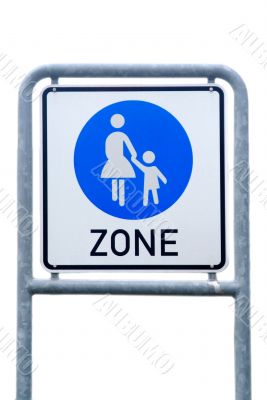 begin of pedestrian zone