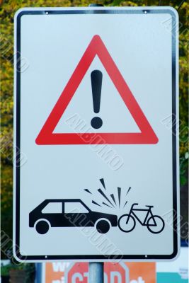 attention danger of accident