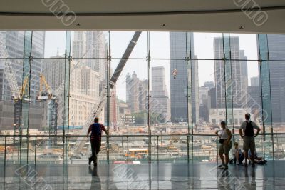 Construction of the WTC memorial