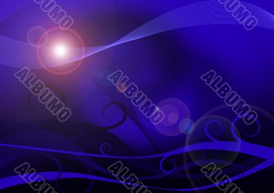 Blue fantasy background