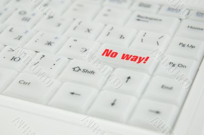 Conceptual keyboard inscription