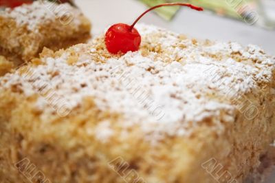 Sliced biscuit cake 1