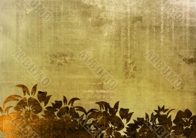 floral style backgrounds frame