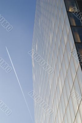 high-rise and blue sky