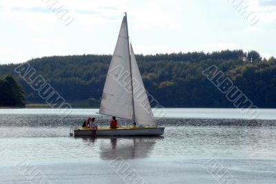 sailboat on the water