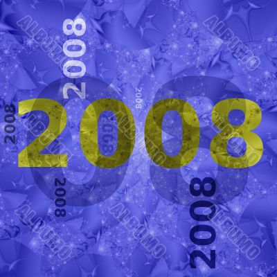 year 2008 abstract background