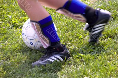 Kicking Soccer Ball Kicking Soccer Ball