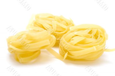 spaghetti on white