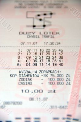 lottery ticket