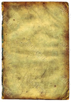 Old textured paper with decrepit edge (scan). Old textured paper with decrepit edge (scan).