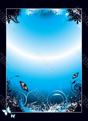 black gradient floral black gradient floral
