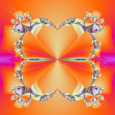 an abstract design