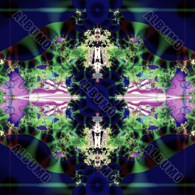 an abstract design