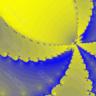 an abstract design