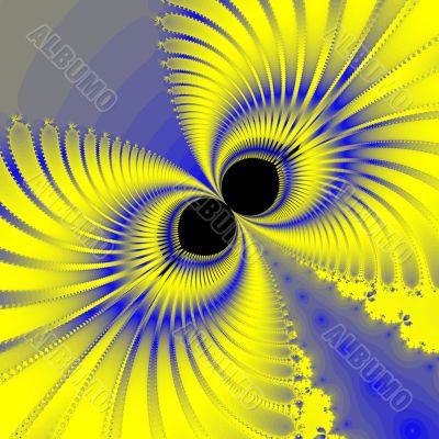 an abstract design