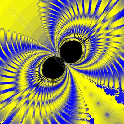 an abstract design