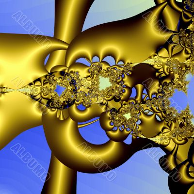 an abstract design