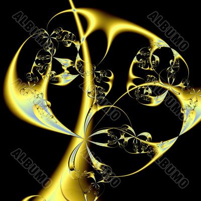 an abstract design