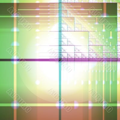 an abstract design
